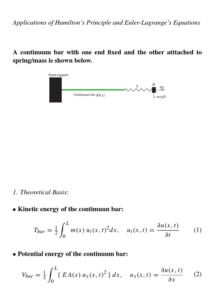 Hamilton's Principle in Mechanics | PDF | Trigonometric Functions ...