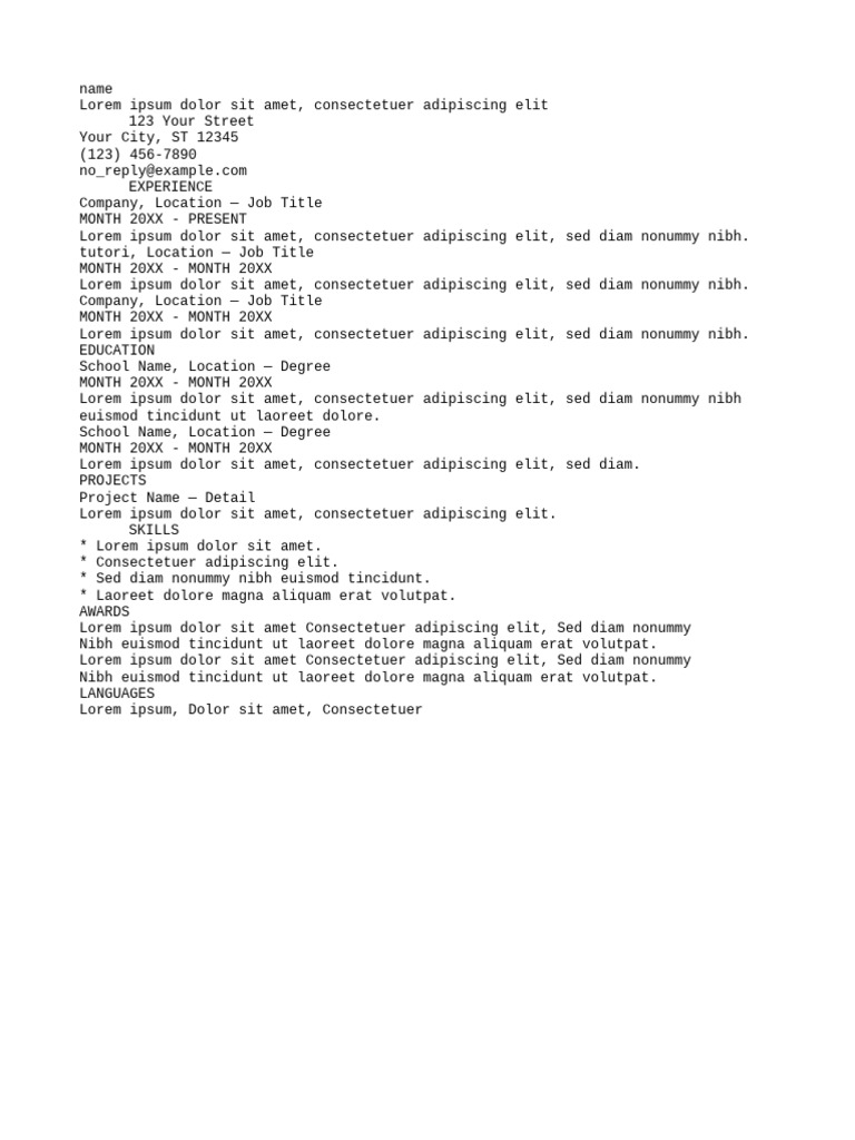 Application For Work | PDF