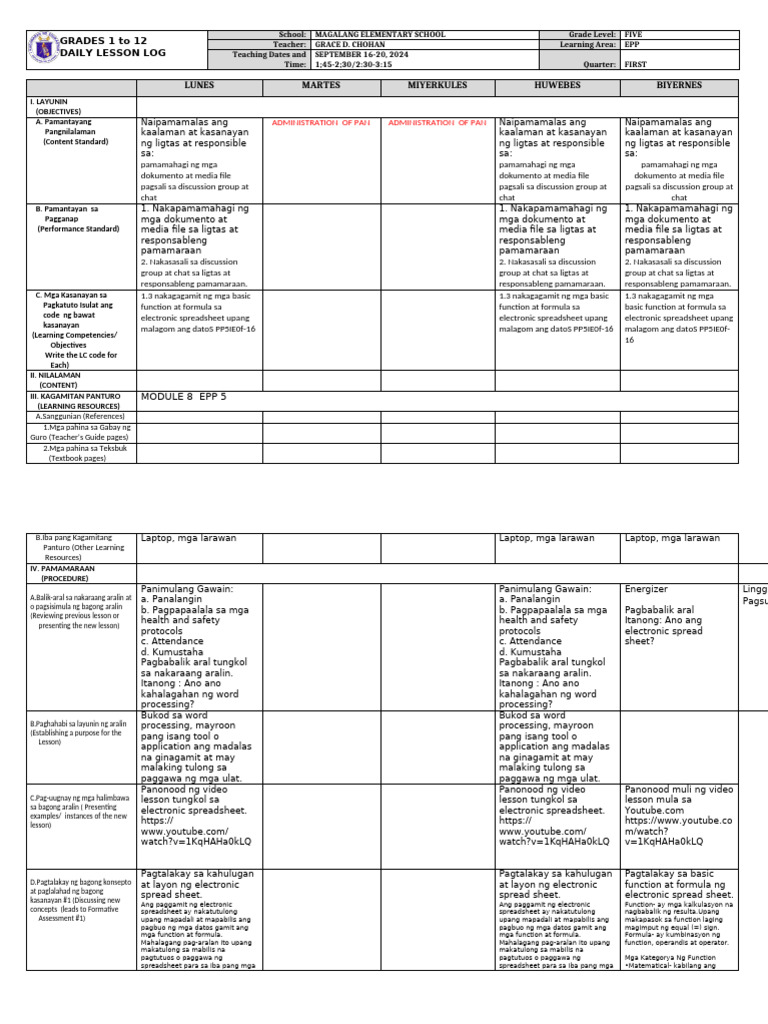 Epp Q1W8 | PDF