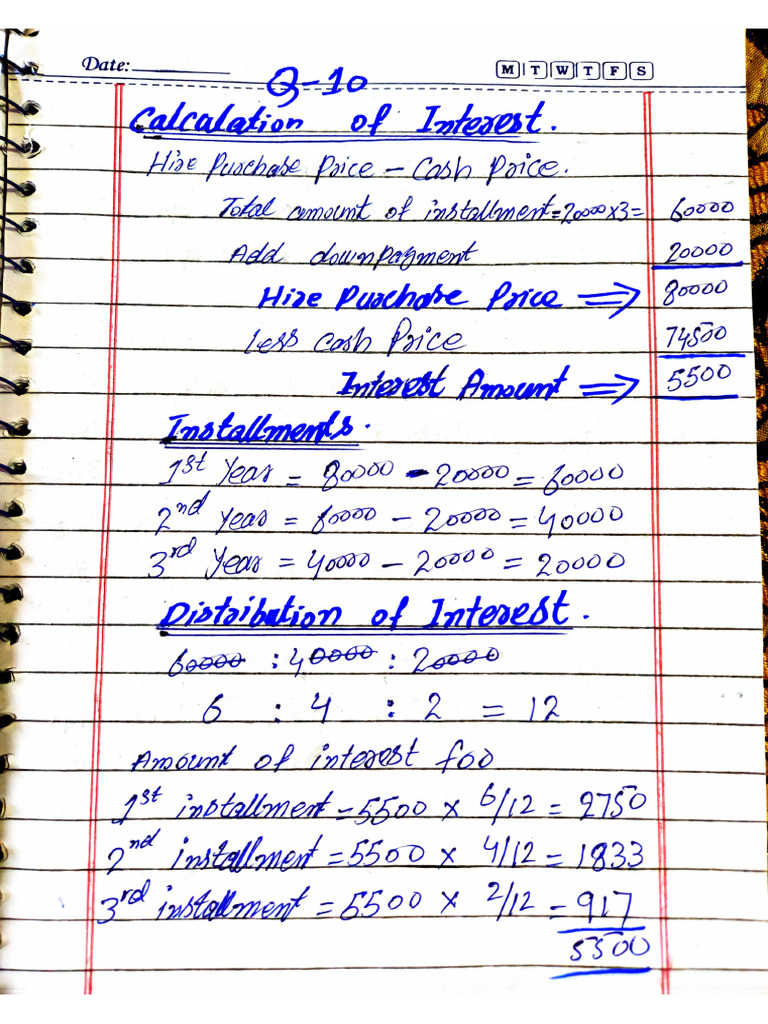 Hire Purchase System Advnaced Accounting | PDF