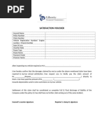 Oriental Insurance Satisfaction Voucher | PDF