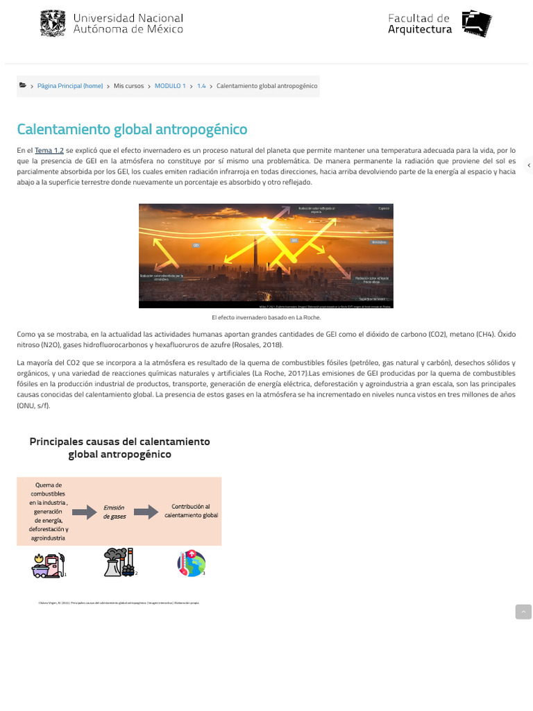 Calentamiento Global Antropogénico | PDF | Gases de efecto invernadero ...