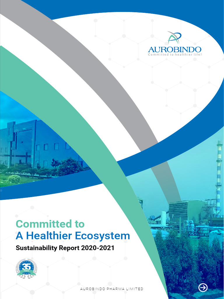 Aurobindo Pharma Sustainability Report 2021 | PDF | Sustainability ...