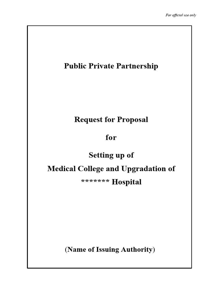 RFP for Medical College & Hospital Upgrade | PDF | Audit | Request For ...