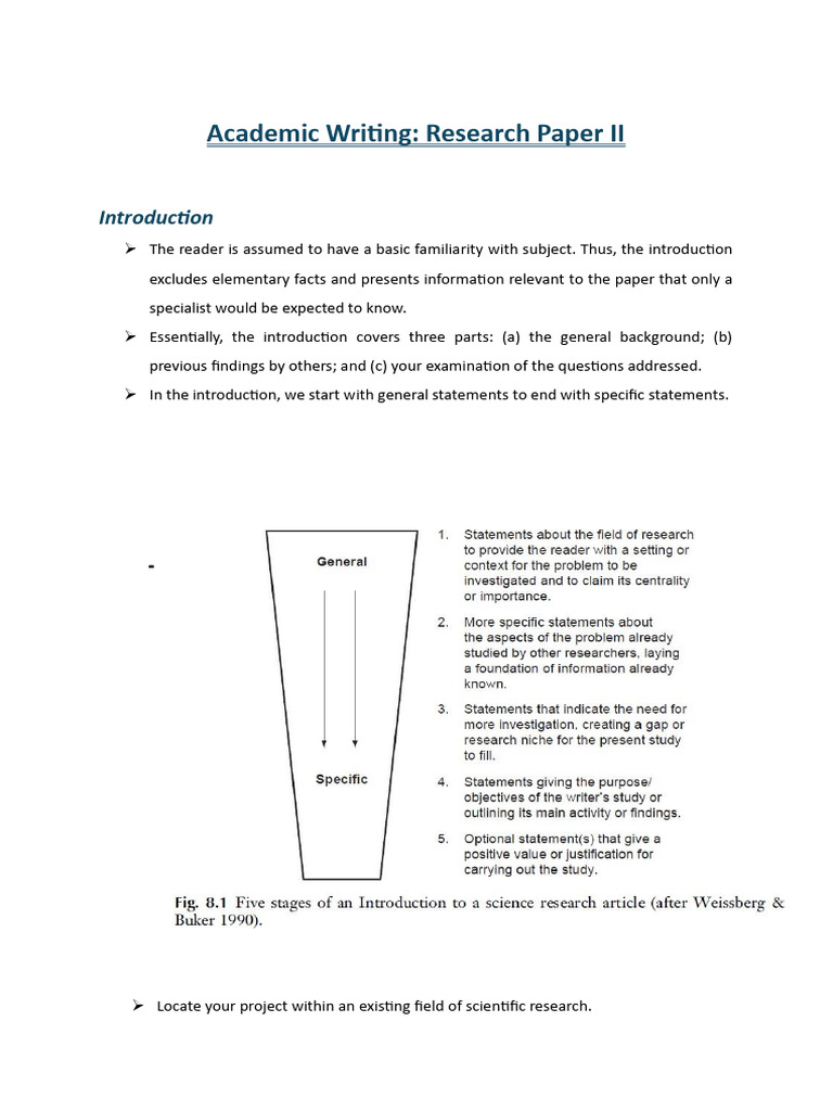 Academic Writing Guide: Research Paper II | PDF | Experiment | Machine ...