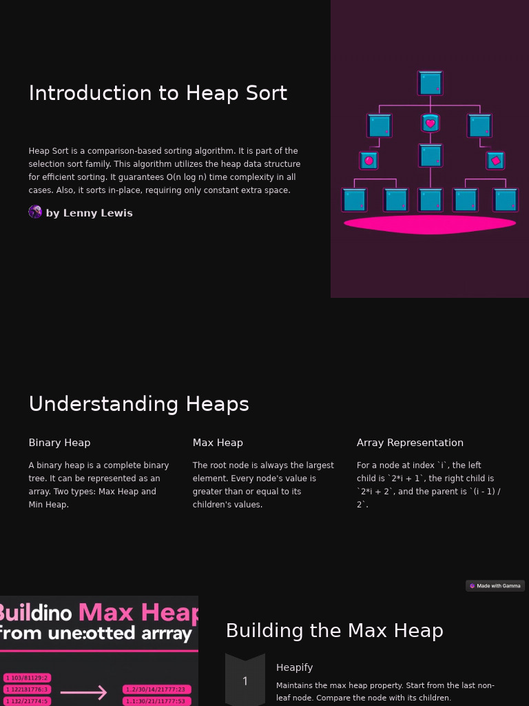 Introduction To Heap Sort | PDF | Algorithms | Algorithms And Data ...
