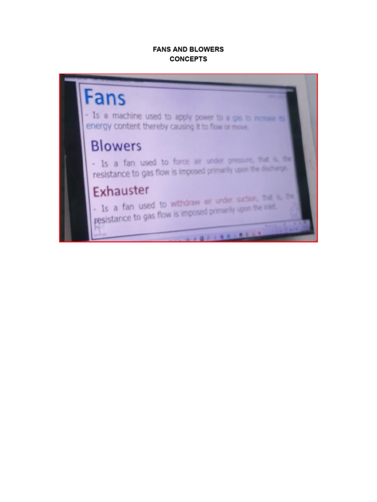 Fans And Blowers Pdf