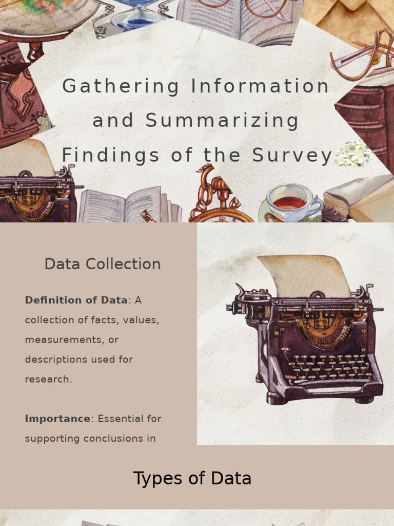 Survey Data Collection and Analysis | PDF