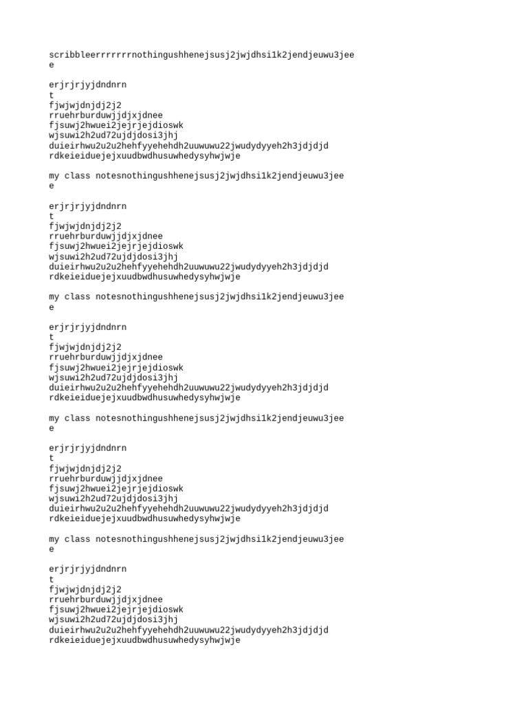 Class Notes Compilation | PDF