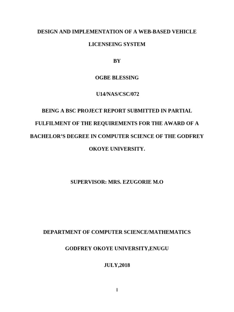 Web-Based Vehicle Licensing System | PDF | Html | Databases