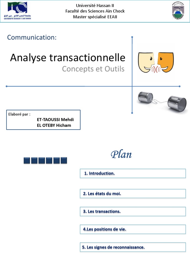 Analyse Transactionnelle | PDF | Concept de psychologie | Psychologie