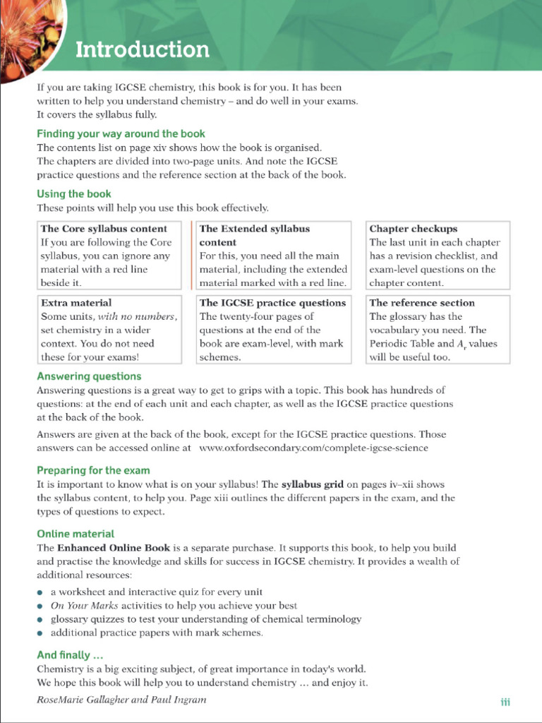 Chapter 1 Chem Textbook | PDF