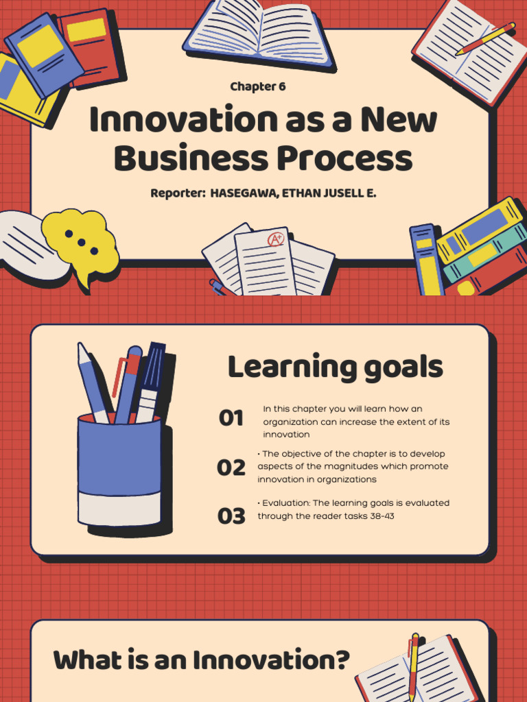 6 Innovation As A New Business Process | PDF | Innovation | Reputation