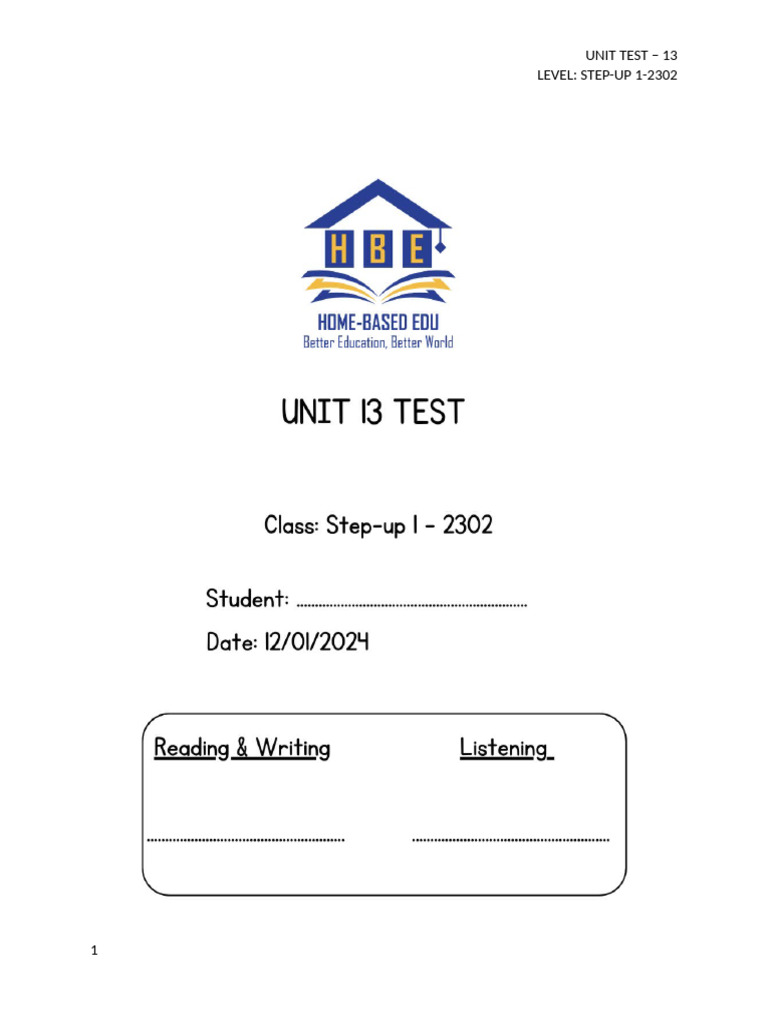 Unit Test | PDF