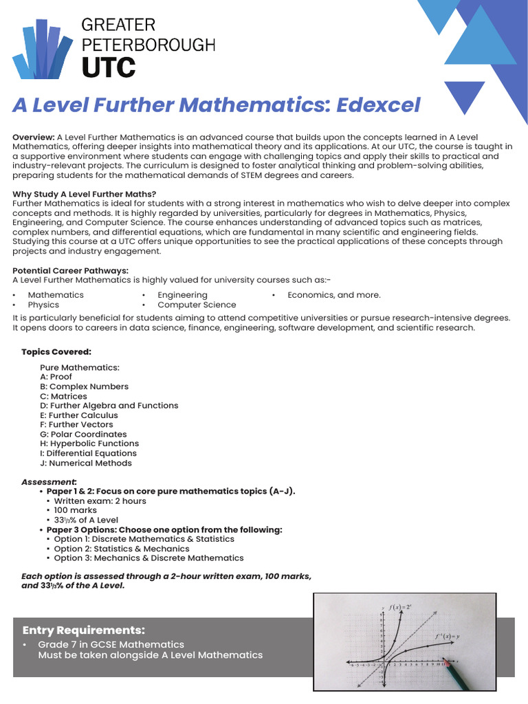 A Level Further Mathematics Overview | PDF | Mathematics