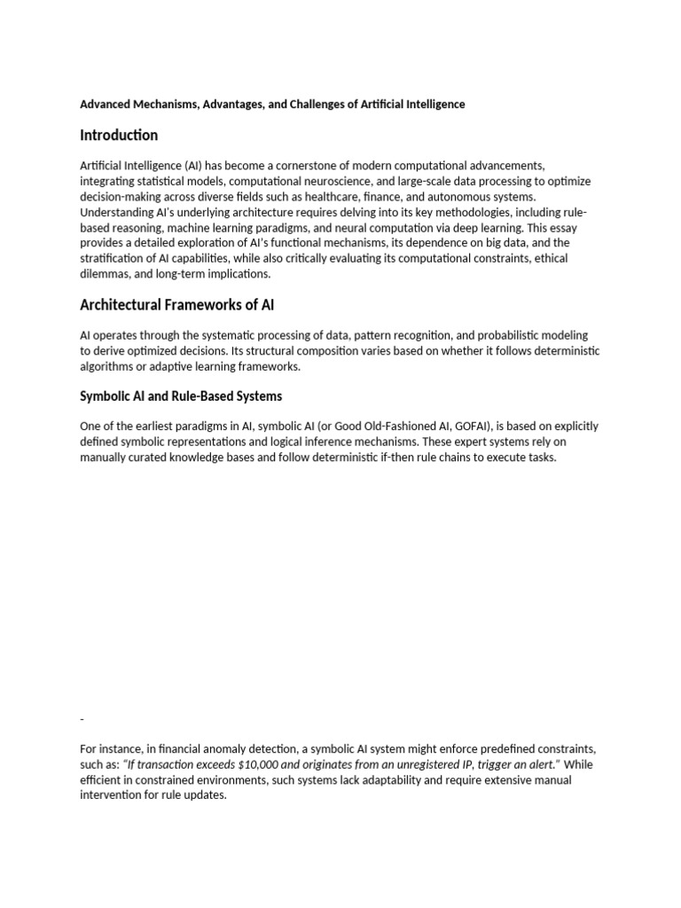 AI and Machine Learning Frameworks Explained | PDF | Machine Learning ...