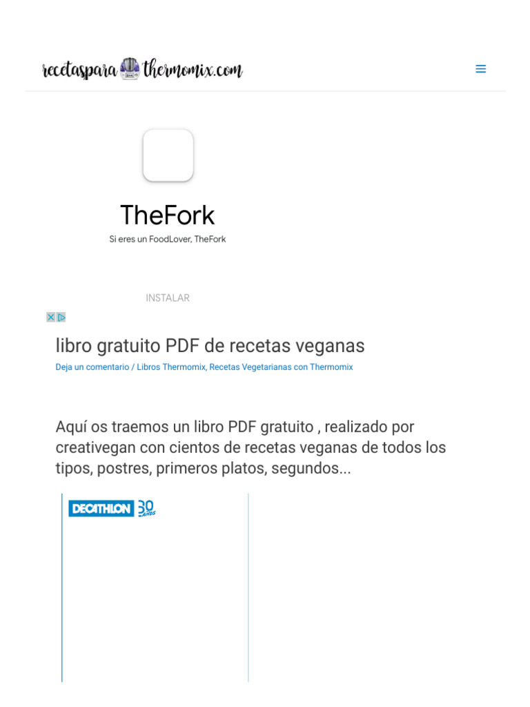 Libro PDF Gratis de Recetas Veganas | PDF | ensalada | Sopa