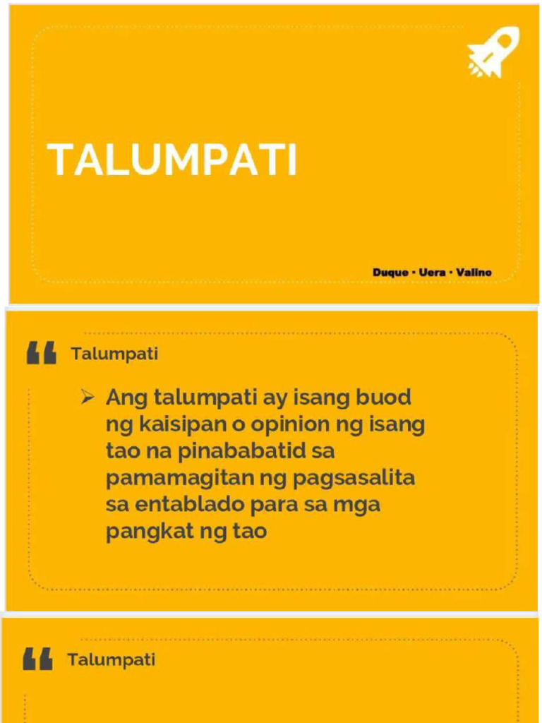 Talumpati | PDF