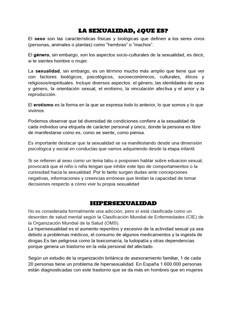 Comprendiendo la Sexualidad Humana | PDF | La sexualidad humana | Género