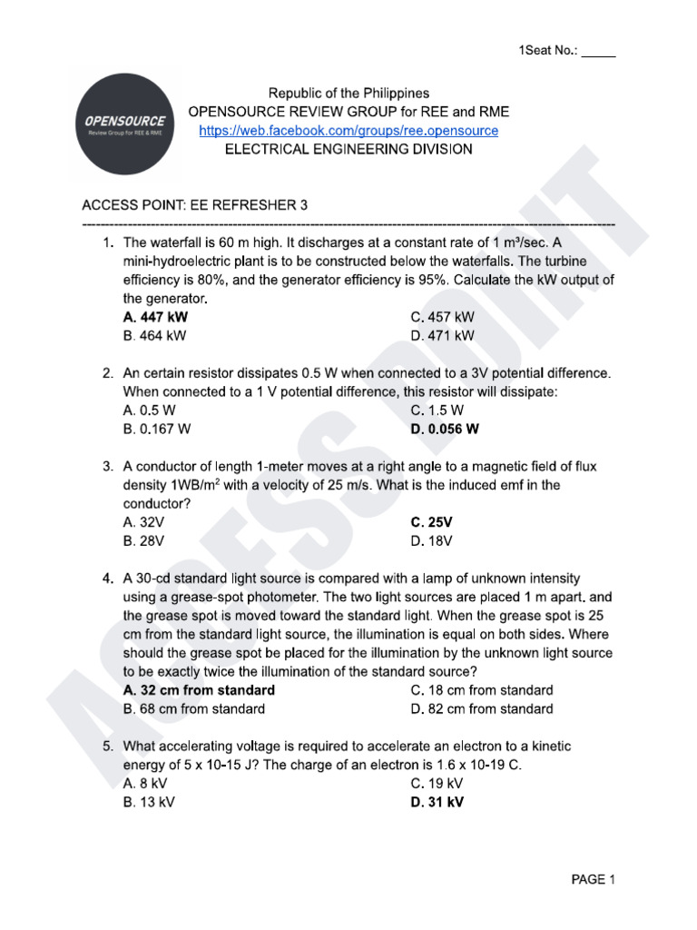 Access Point - Ee Refresher 3 | PDF