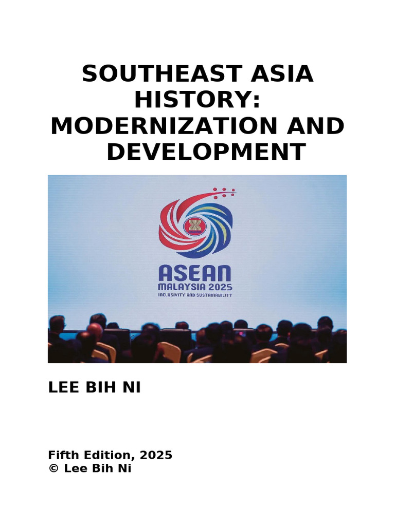 History of Southeast Asia: Modernization and Development | PDF | Myanmar