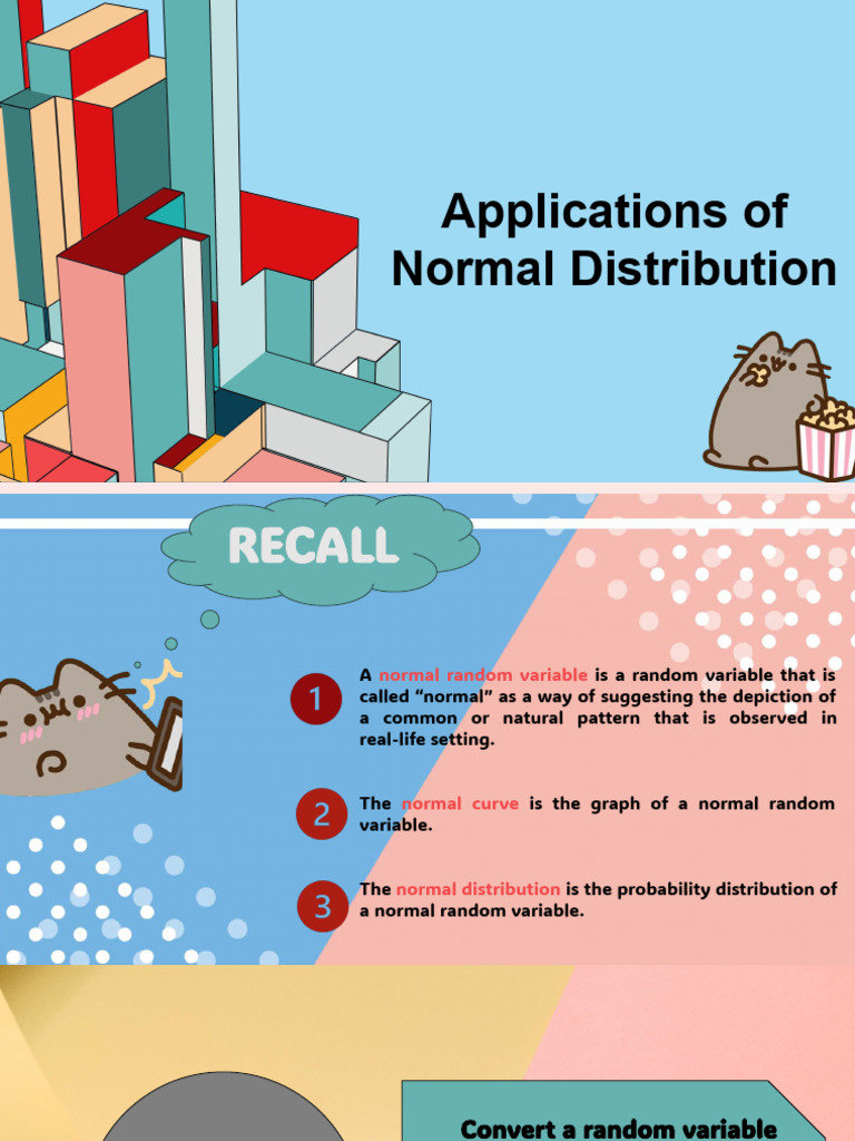 Application-for-Normal-Distribution (1) .PPTM | PDF | Normal ...