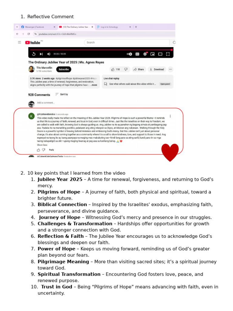Reflective Comment | PDF