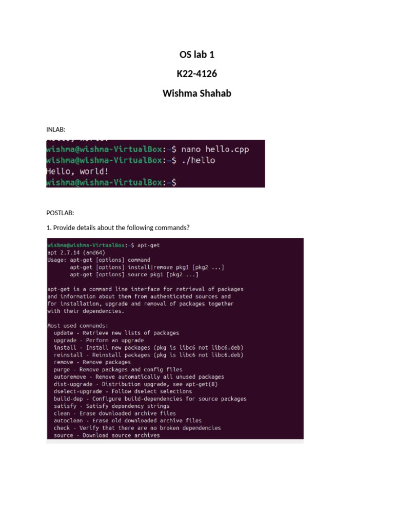 Linux Shell Commands Overview | PDF