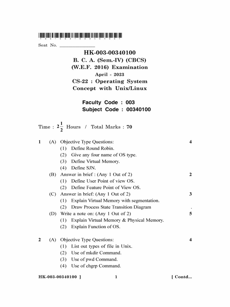 Linux and Shell Programming Notes | PDF | Operating System | Linux