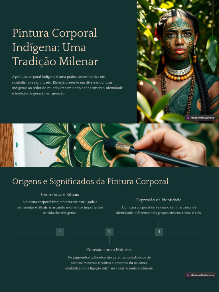Pintura Corporal Indígena: Significados e Tradições | PDF | Povos ...