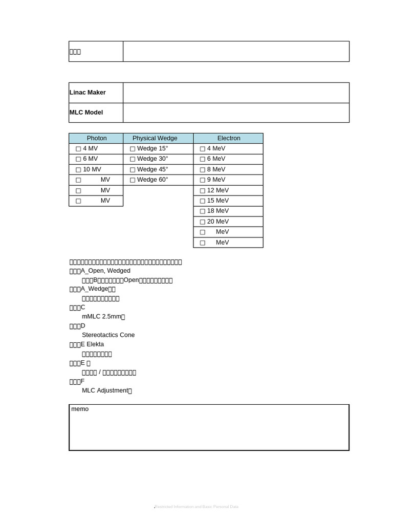 MeasurementCheckSheet 20220202 | PDF