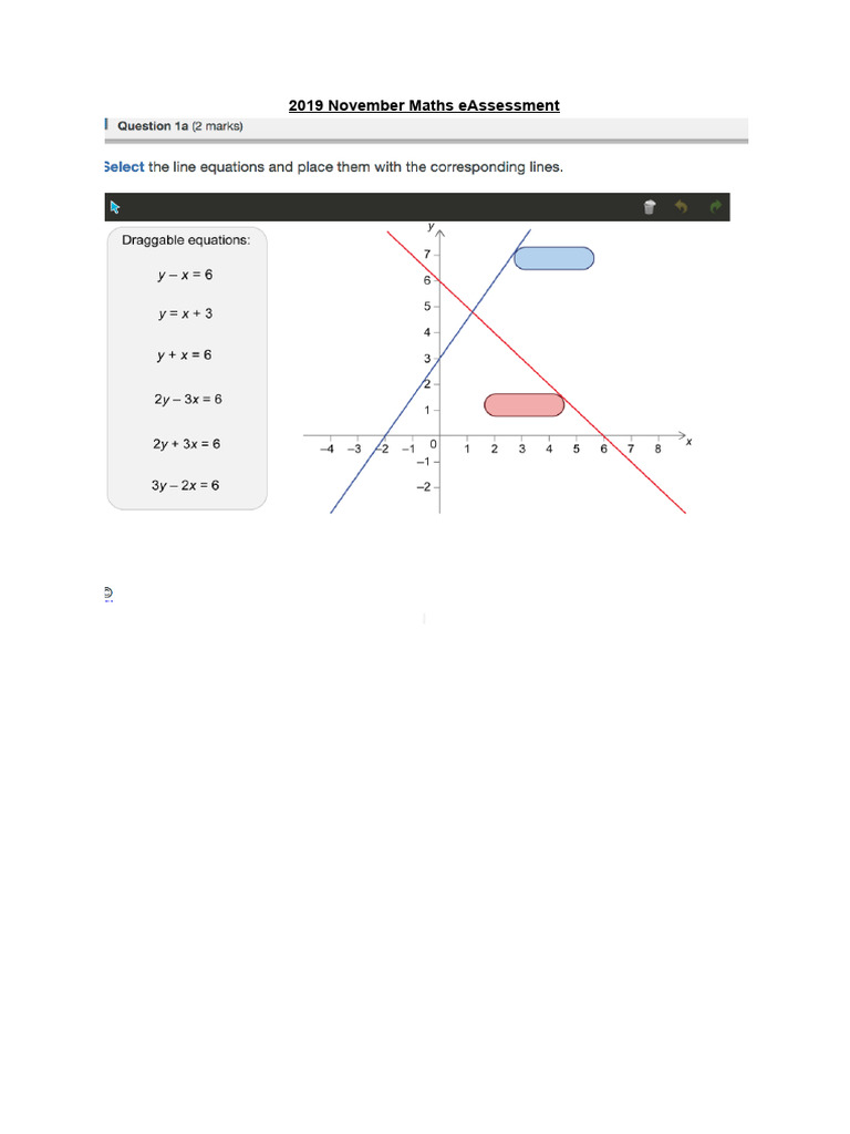 2019 November Maths Eassessment Pdf