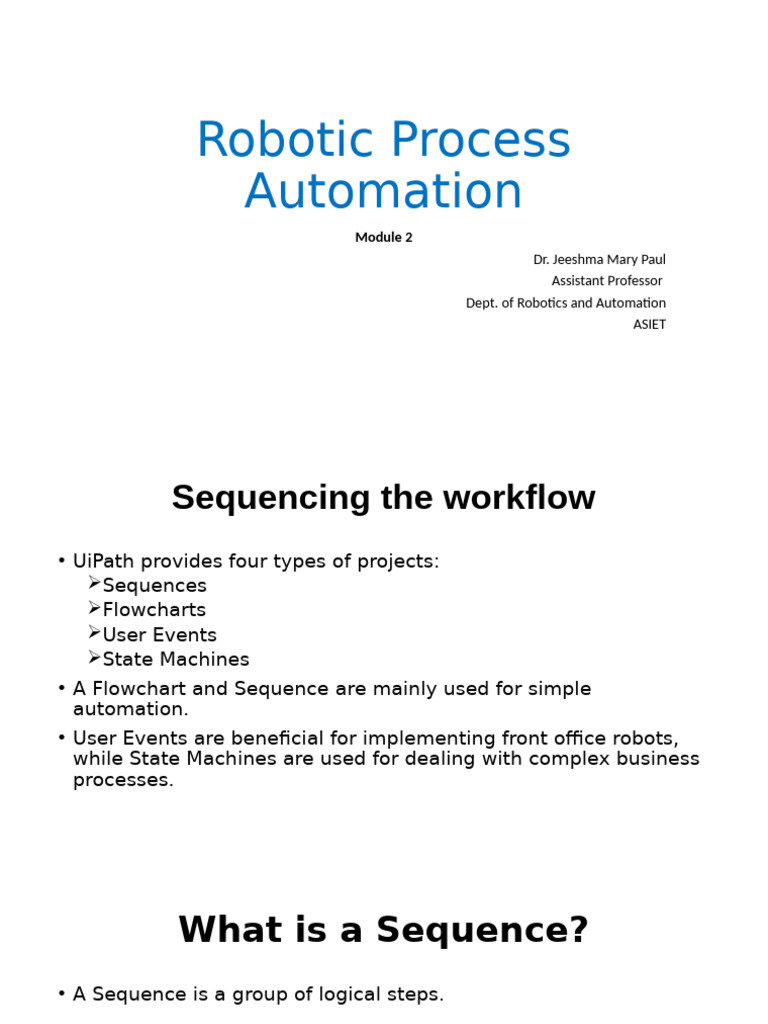 Rpa Module2 Part1 | PDF | Computer Science | Software