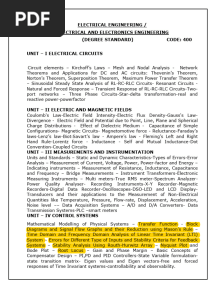 TNPSC AE EEE syllabus