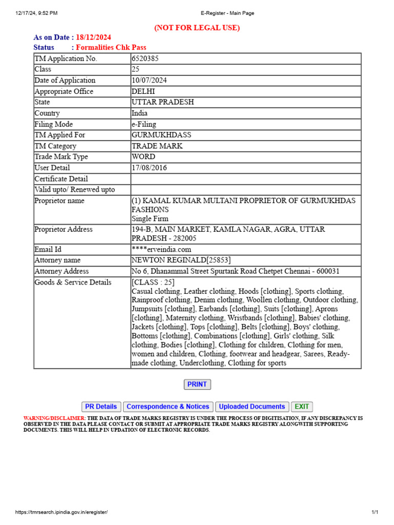 E-Register - Main Page | PDF | Clothing | Fashion
