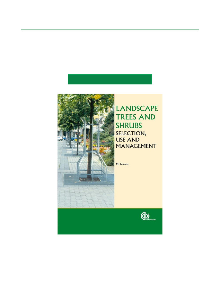 Landscape Trees and Shrubs Guide | PDF