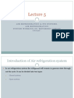 Air Refrigeration & Its Systems. Air Refrigeration System Working On 'Reversed Carnot Cycle'