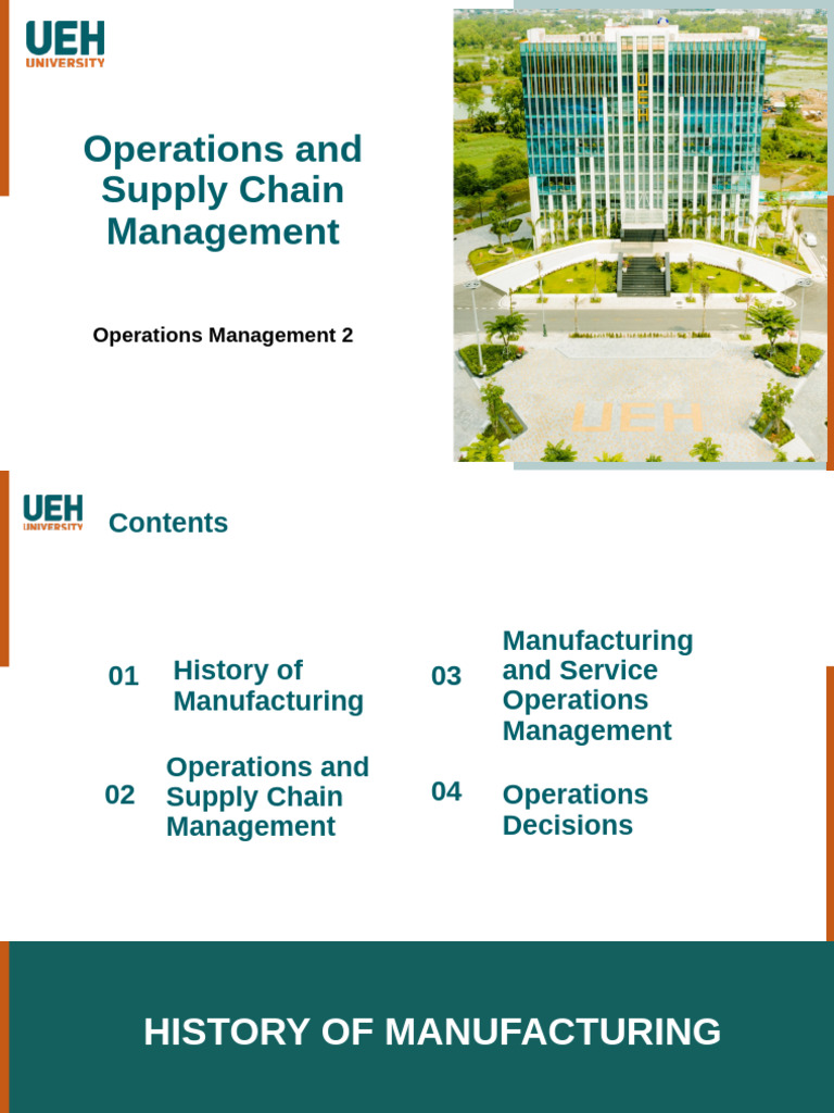 History of Operations Management | PDF | Factory | Operations Management