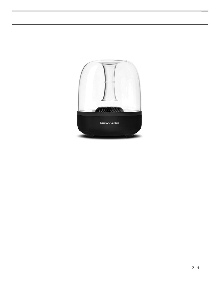 Harman Kardon Aura Studio Service Manual | PDF | Integrated