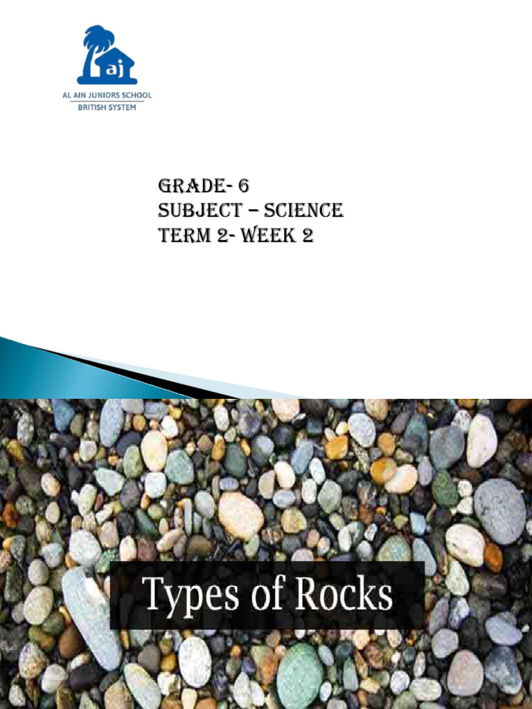 T2 WK 2 -Types of rock-pdf | PDF