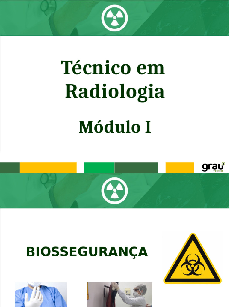 Biossegurança em Radiologia: Riscos e Normas | PDF | Infecção | Patógeno