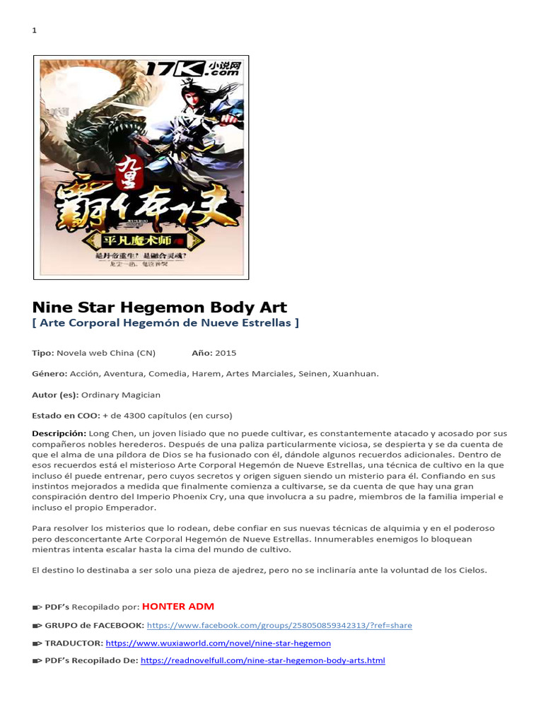 Nine Star Hegemon Body Art (1001-1100) | PDF