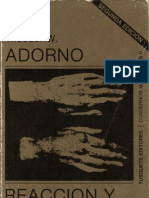 Adorno, Theodor - Reacción y Progreso y Otros Ensayos Musicales