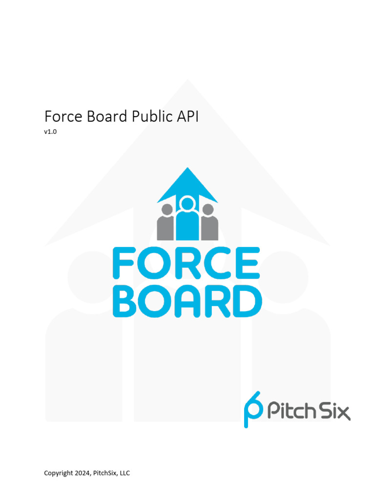 Force Board Public API 1.0 | PDF | Bluetooth | Computing