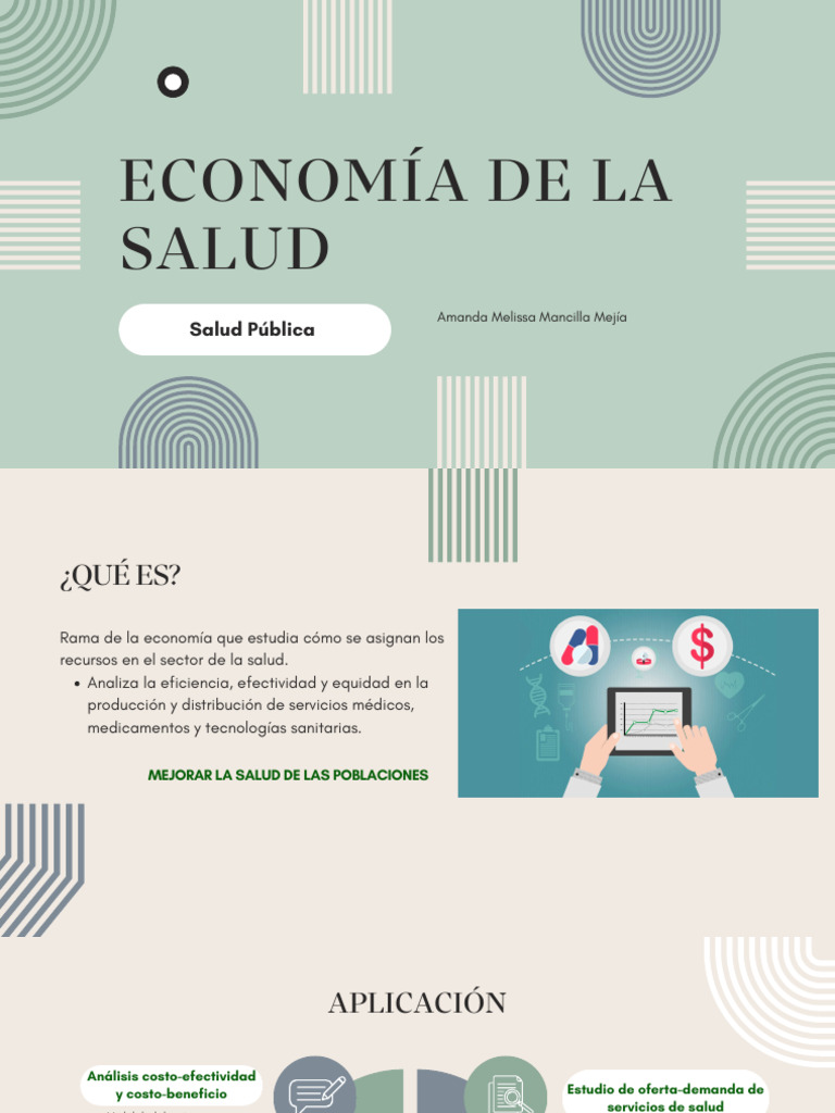 Economía de la Salud: Eficiencia y Equidad | PDF | Economias