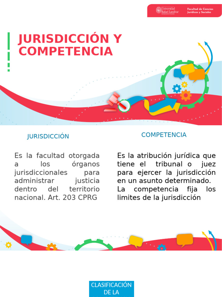 Jurisdicción y Competencia en Derecho | PDF