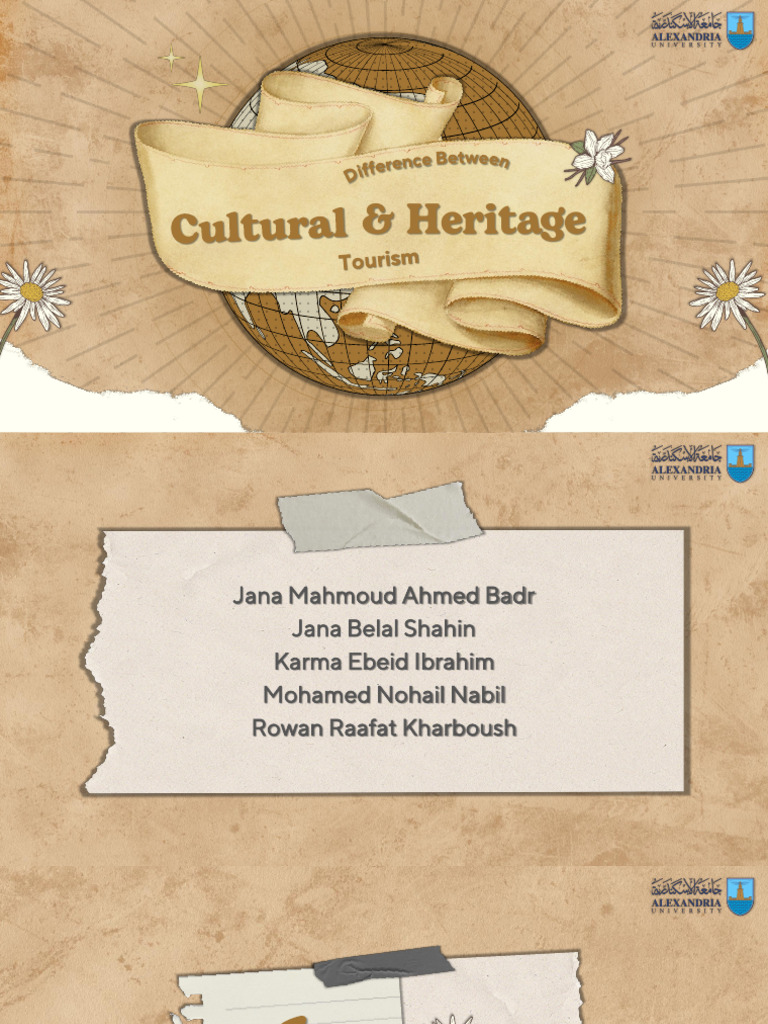 Cultural and Heritage Tourism | PDF
