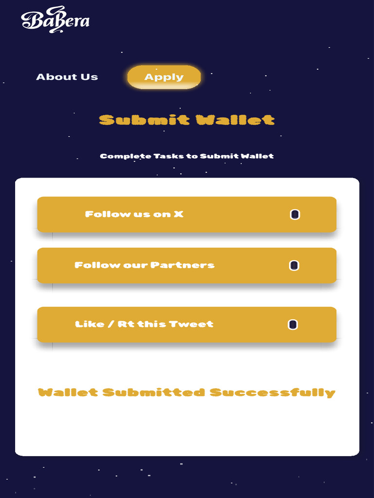 Wallet Submission Confirmation Guide | PDF