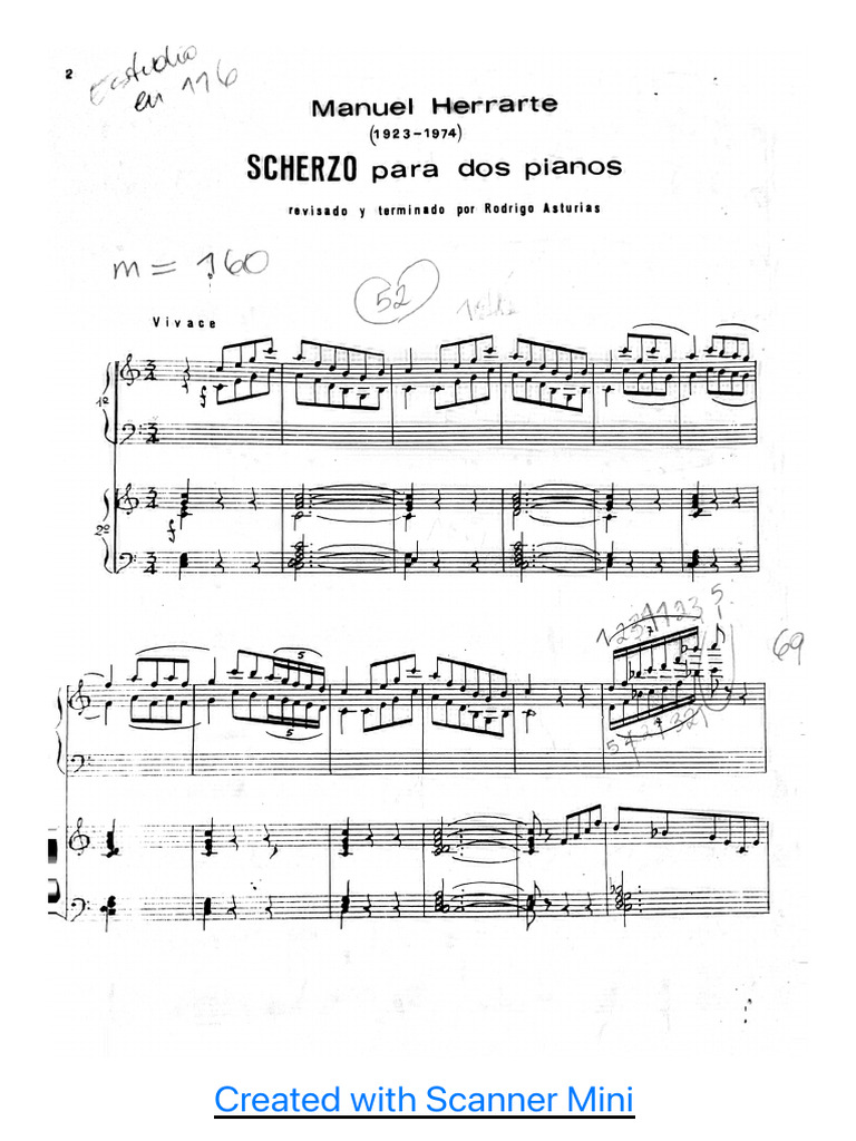 Partition Piano 'Scherzi' - Nouvelle Édition Pour Pianistes Classiques